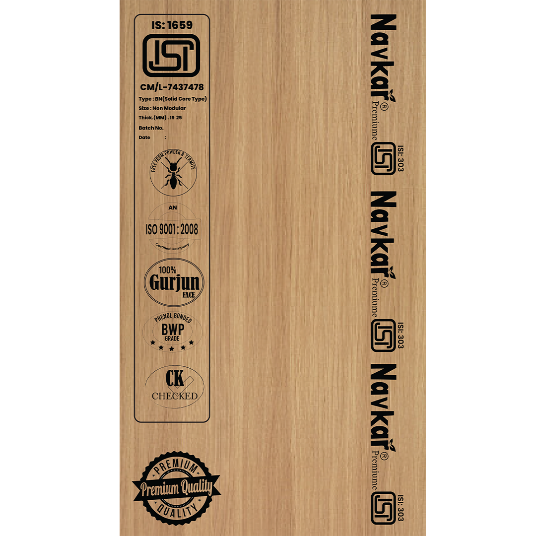 30 mm Pure Pine Wooden Flush Door