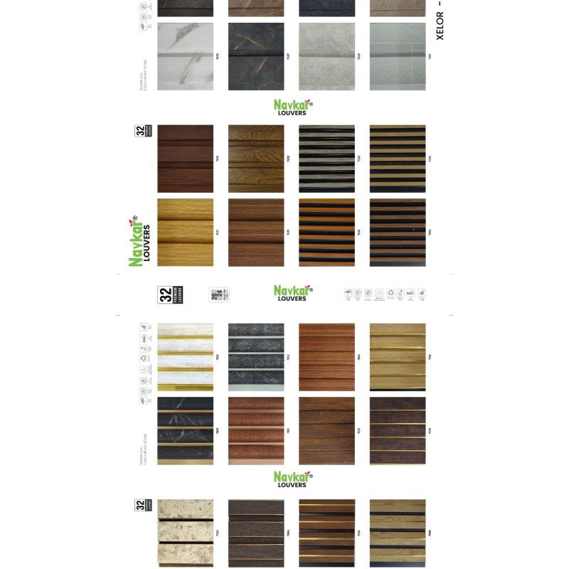 NAVKAR LOUVERS - XELOR - 12MM - 5 INCH X 8 FT