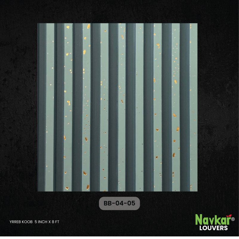 NAVKAR LOUVERS - YRREBKOOB - 12MM - 5 INCH X 8 FT