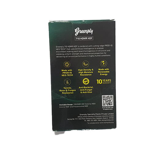 18 MM HDHMR Greenpanel MDF