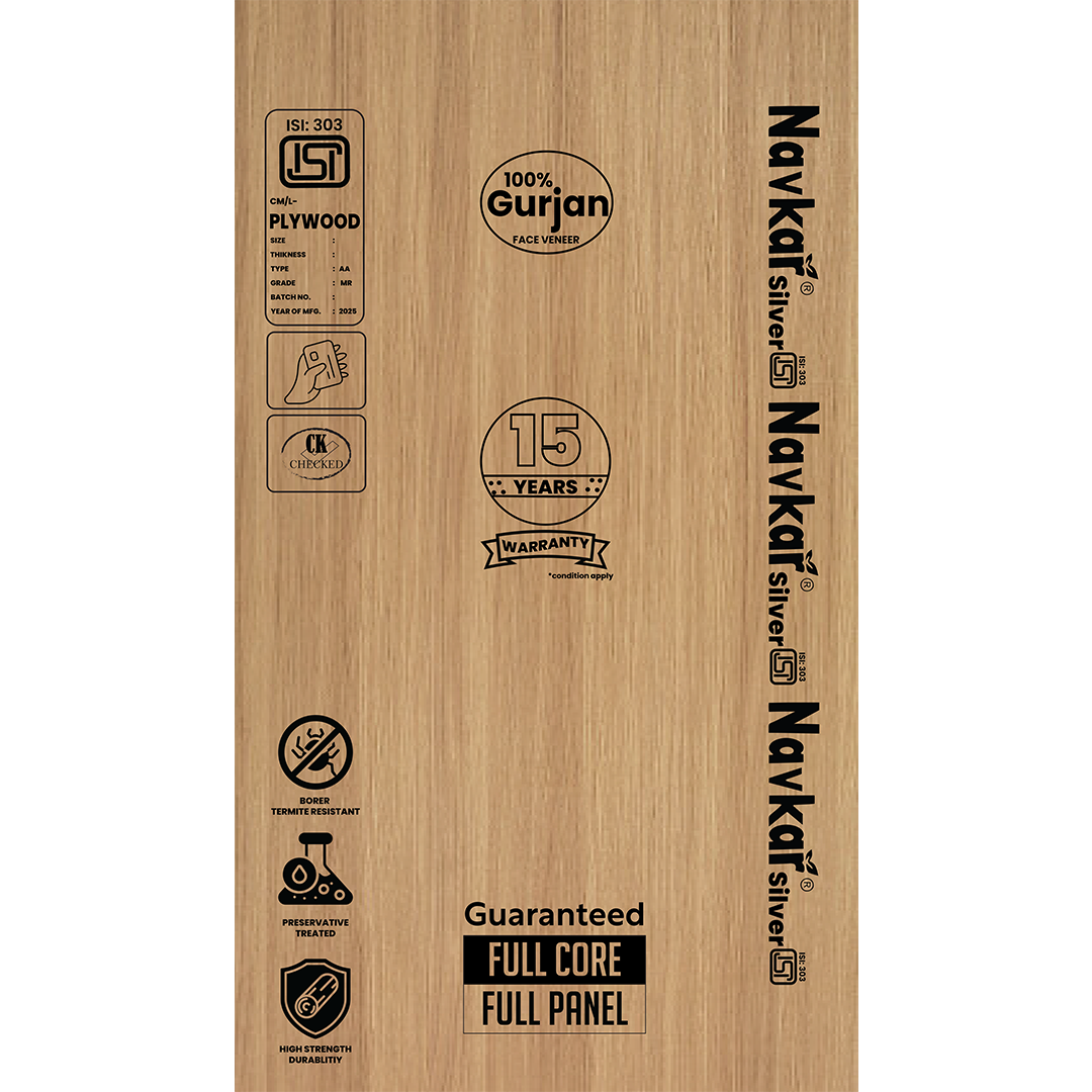 NAVKAR SILVER PLYWOOD 18MM
