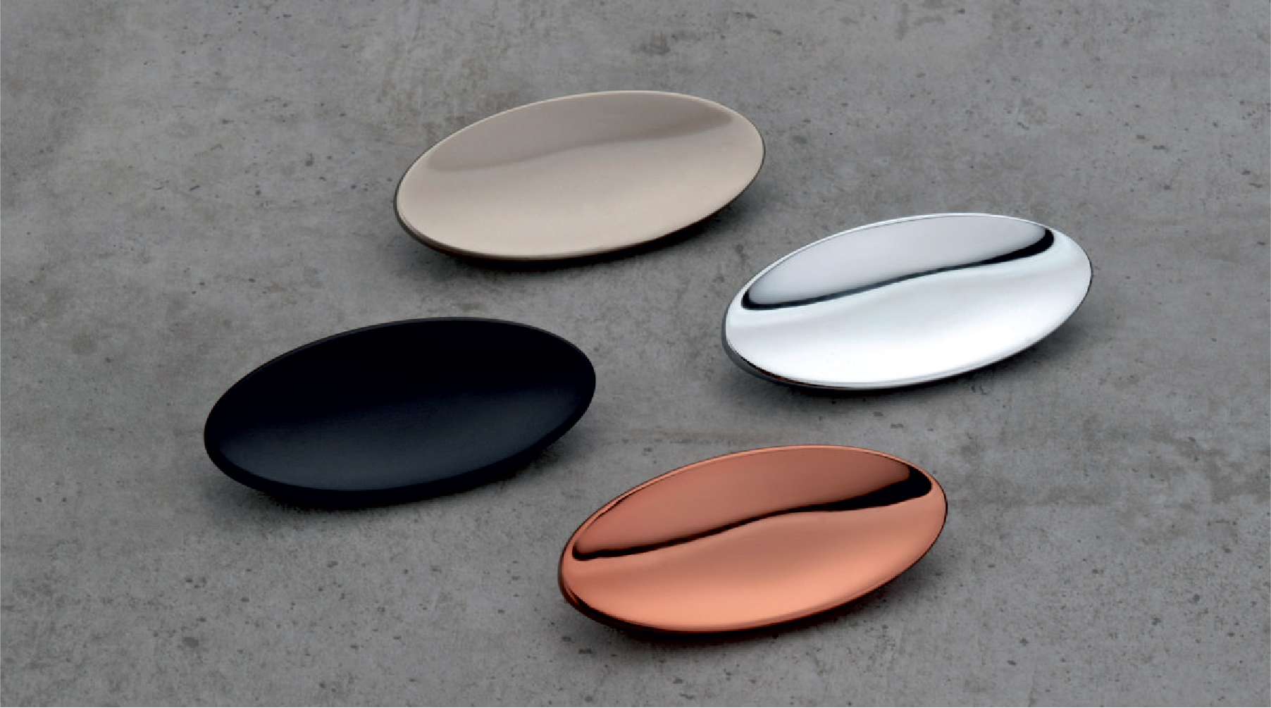 Oval Pebble Cabinet Knob - CU-309