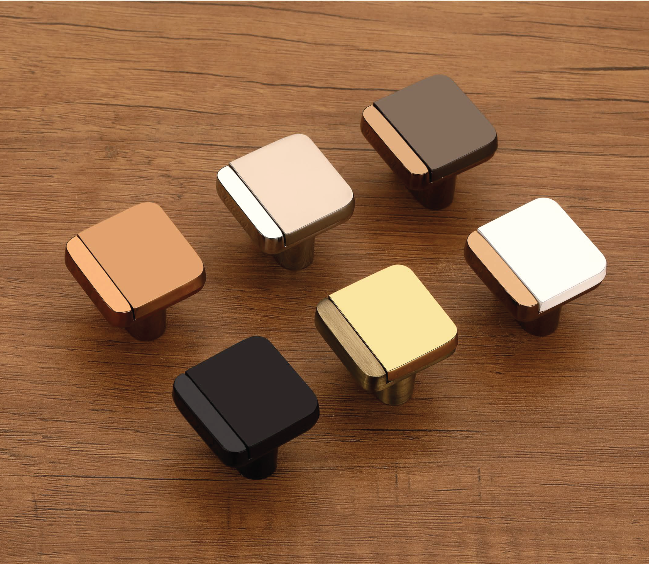 S-175 Steel Square Cabinet Knobs