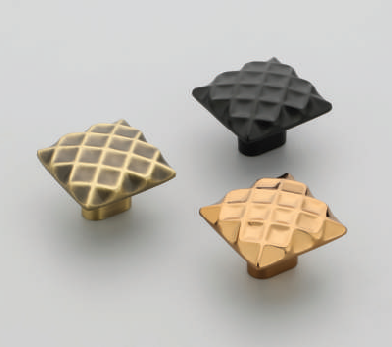 F-1616 Quilted Geometric Cabinet Knob