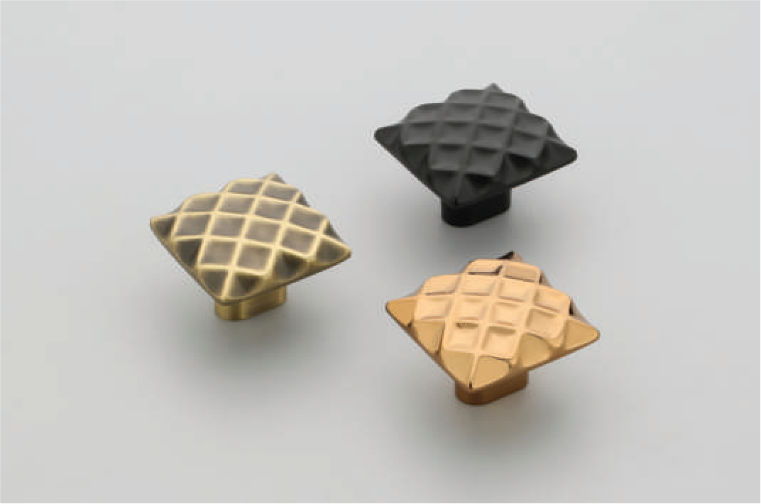 F-1616 Quilted Geometric Cabinet Knob
