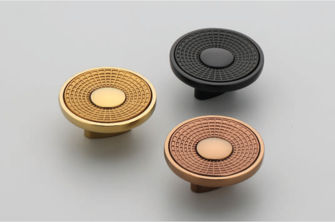 Zinc Alloy Textured Cabinet Knob (Standard) - F-1640