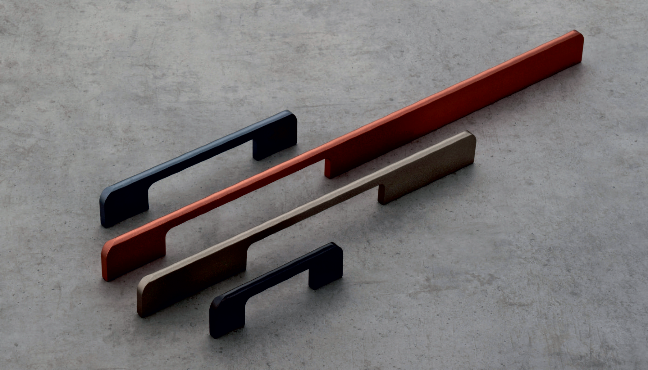 Premium Rounded Edge Aluminium Cabinet Handle - UC-603
