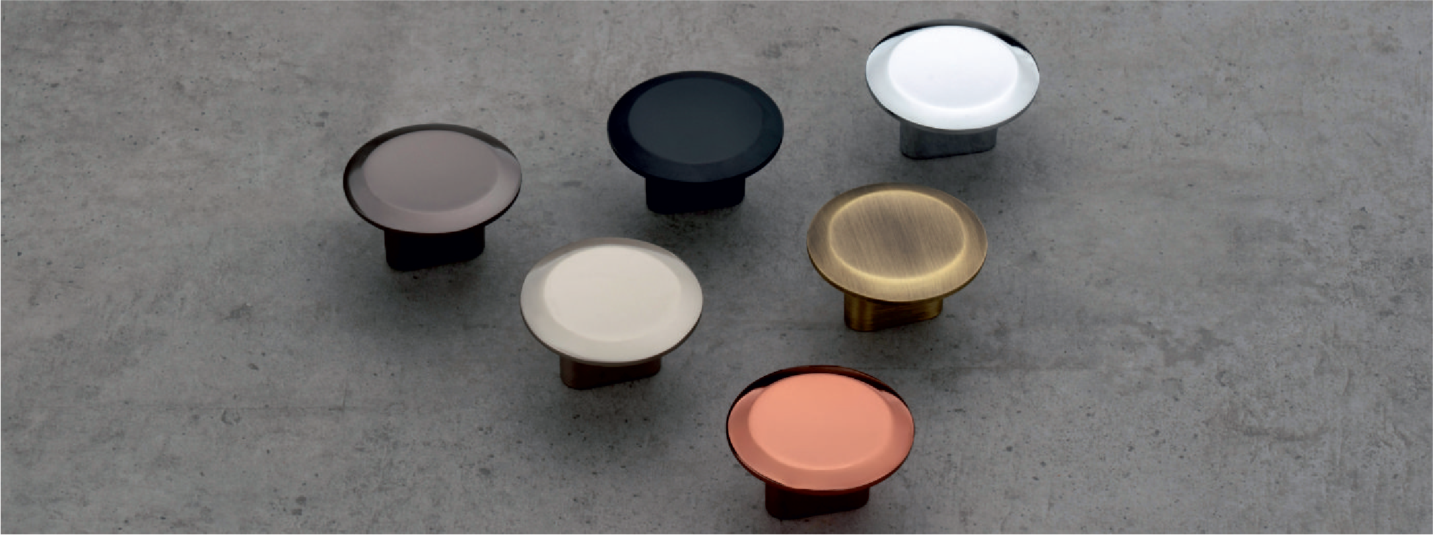 Round Beveled Zinc Alloy Cabinet Knob - CU -307