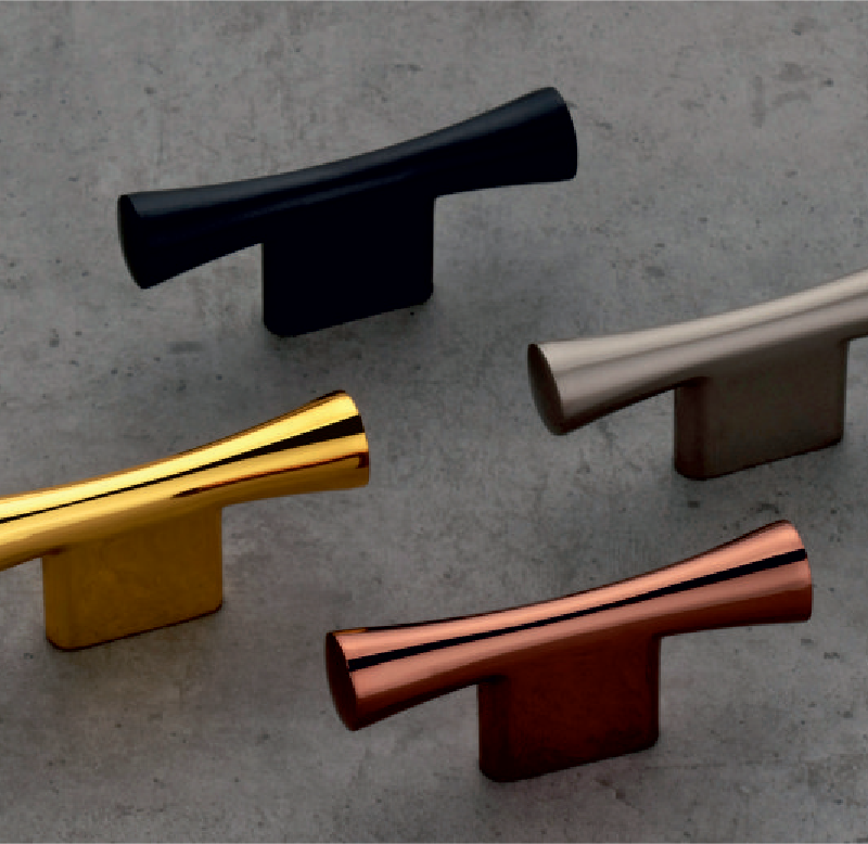 CU-311 Zinc Alloy T-Bar Cabinet Pulls