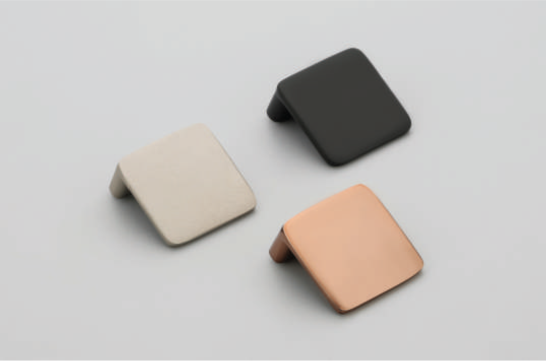 F-1601 Zinc Alloy Square Angled Cabinet Knobs