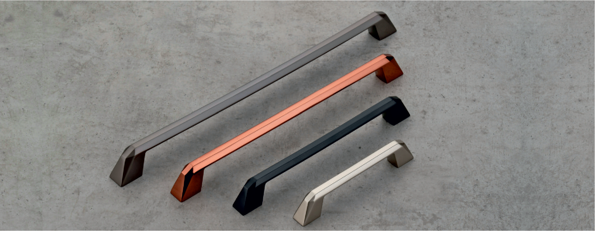 Zinc Alloy Beveled Cabinet Handle - CU-110