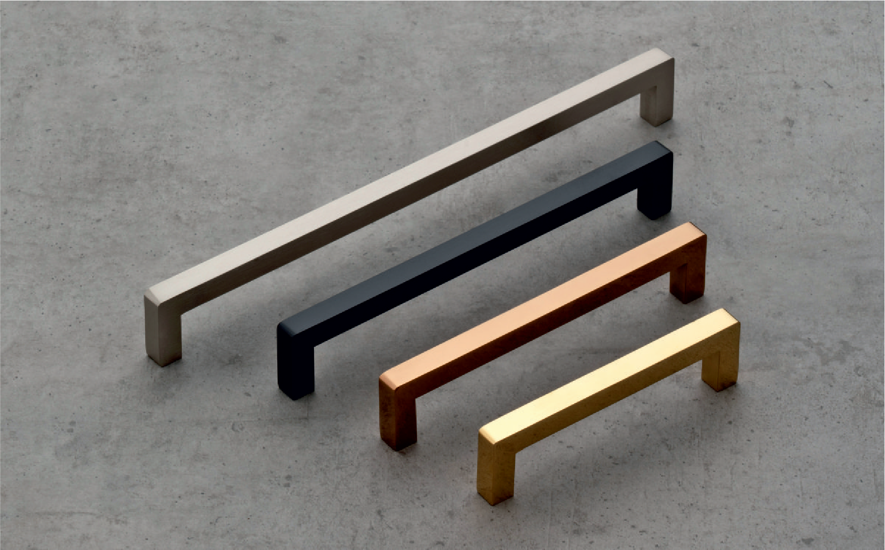 Square Bar Steel Cabinet Handle - CU-505
