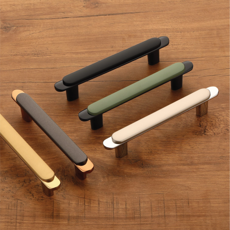 Dual-Tone Capsule Cabinet Handle - R - 234