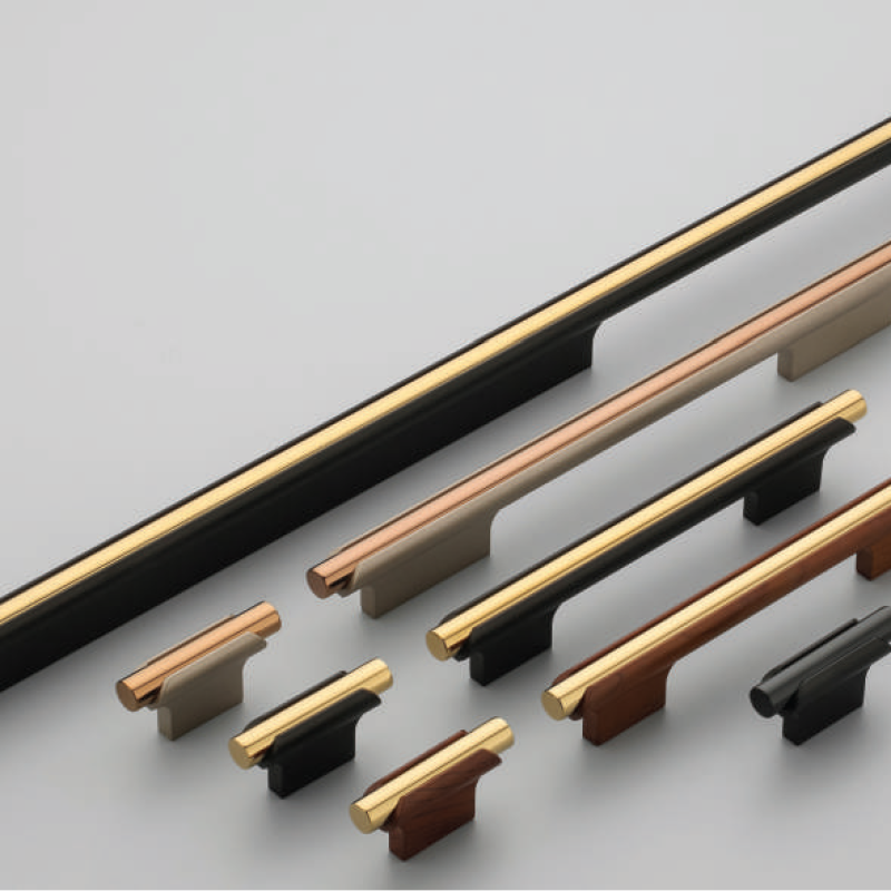Dual-Tone Elite Aluminum Cabinet Handle & Knob - F - ELITE