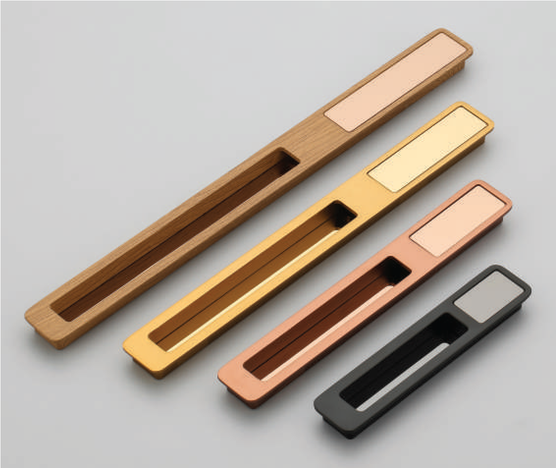 Zinc Alloy Concealed Flush Pull Handle F-1037