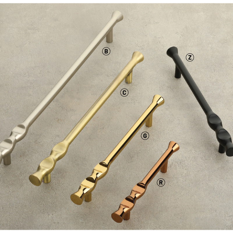 H-212 Decorative Twisted Cabinet Pull Handle