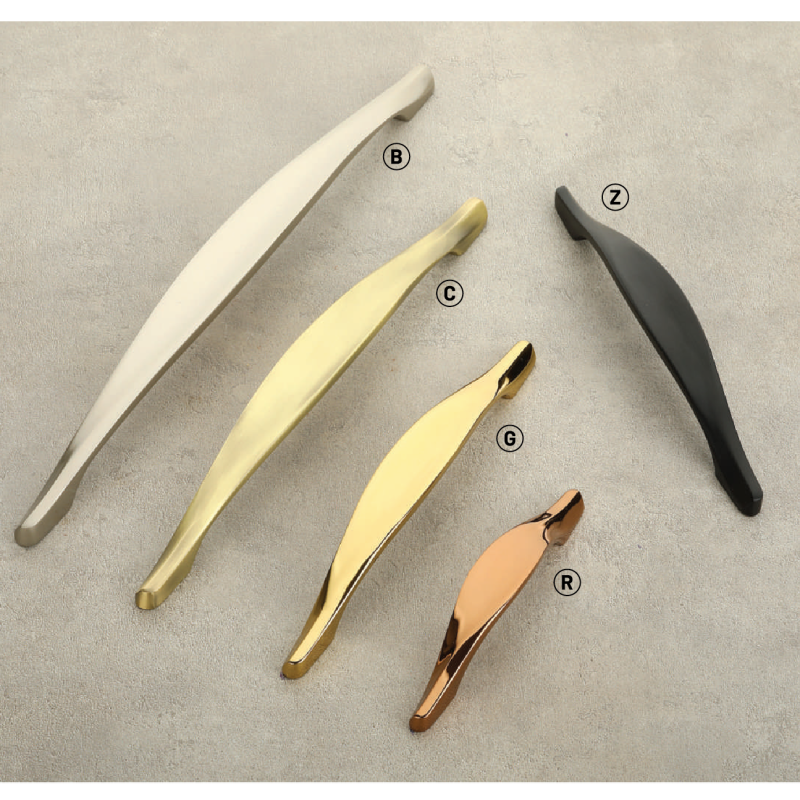 Modern Curved Cabinet Handle - H-225