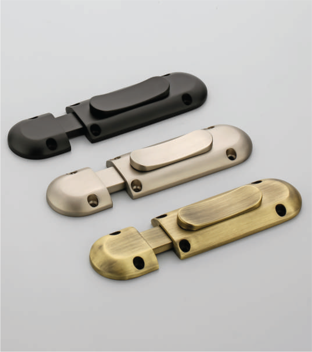 Aluminum Flat Slider Capsule Tower Bolt F-2107