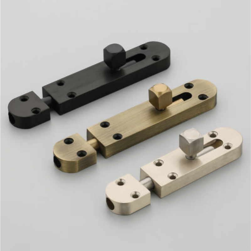 Aluminum Square Knob Necked Tower Bolt F-2108