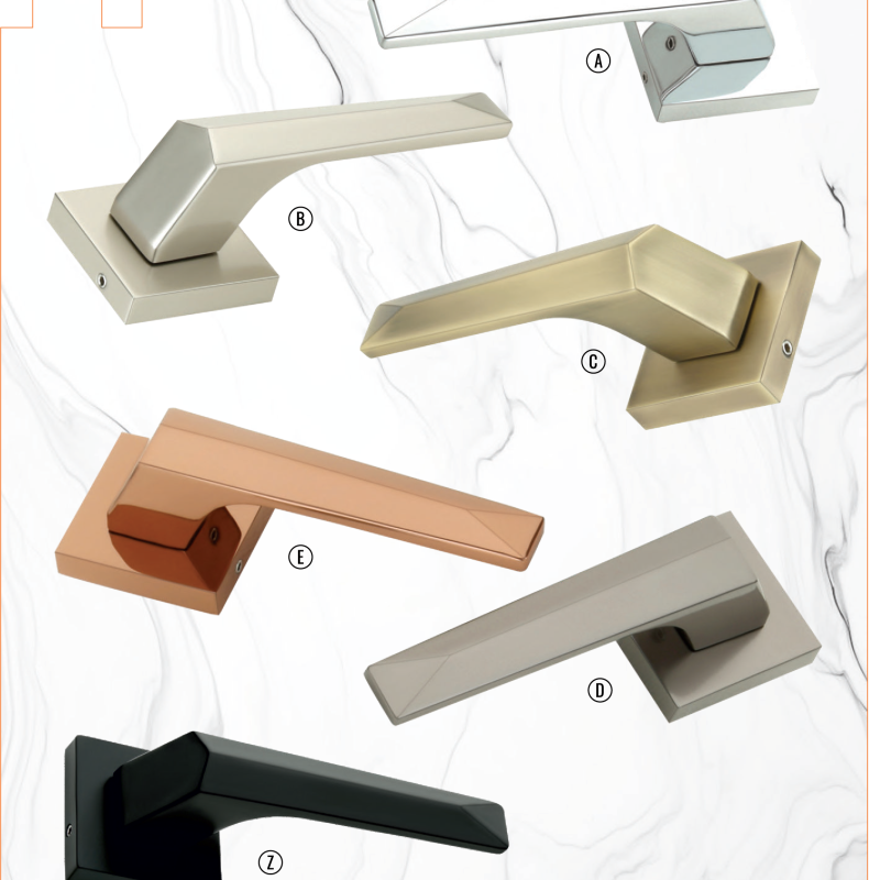Premium Zinc Lever Door Handle - M-1005