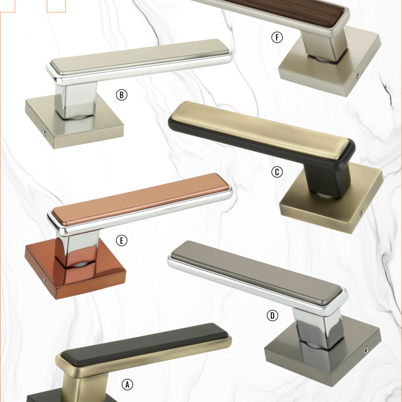 Premium Zinc Inset Panel Door Handle - M-1010