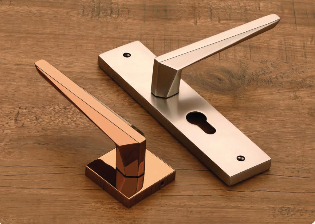 SM-3015 Lever Door Handle - Matt, Z-Black, Antique, PVD Gold