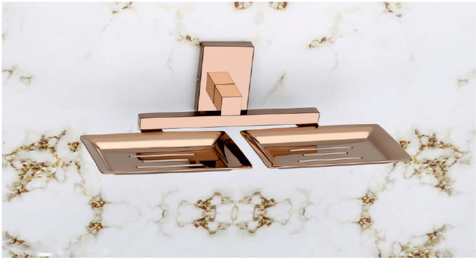 Double Soap Dish - ST-302D - hydra