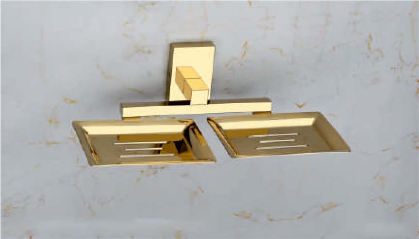 Double Soap Dish - ST-302D - hydra