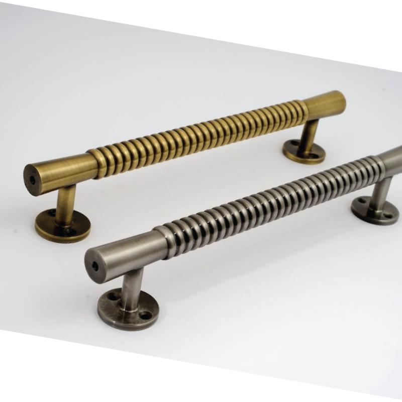 SU-80 Spring Ribbed Cabinet Handle