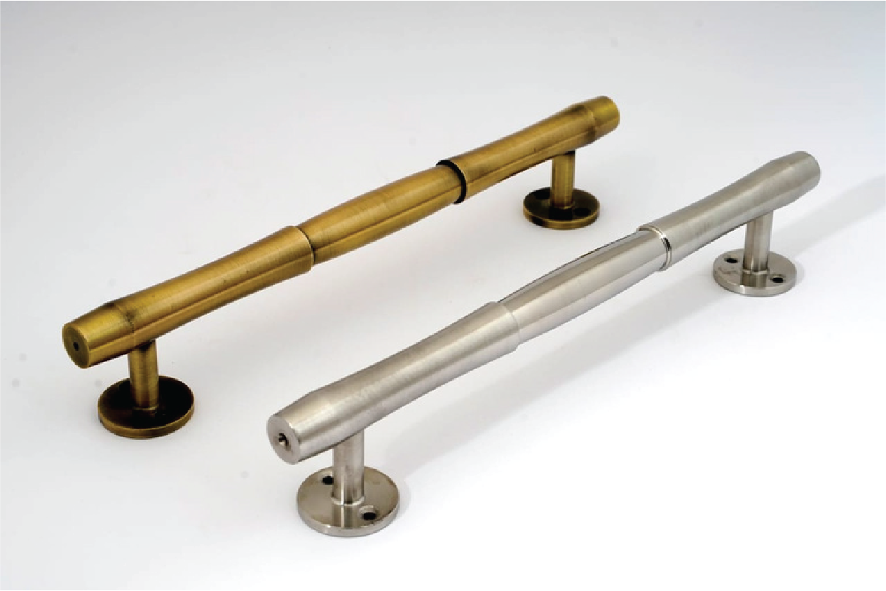SU-82 Two-Tone Tubular Cabinet Handle