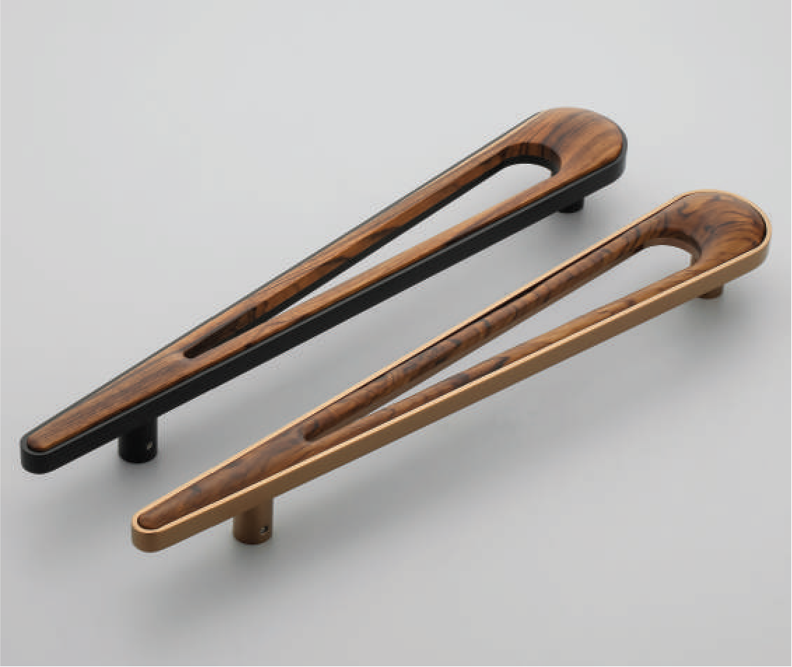 F-1238 Luxury Wood Grain Cabinet Pull Handle
