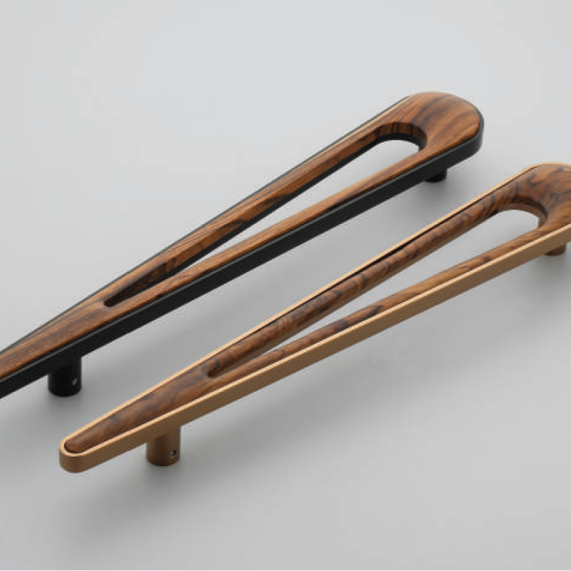 F-1218 Luxury Wood Grain Cabinet Pull Handle