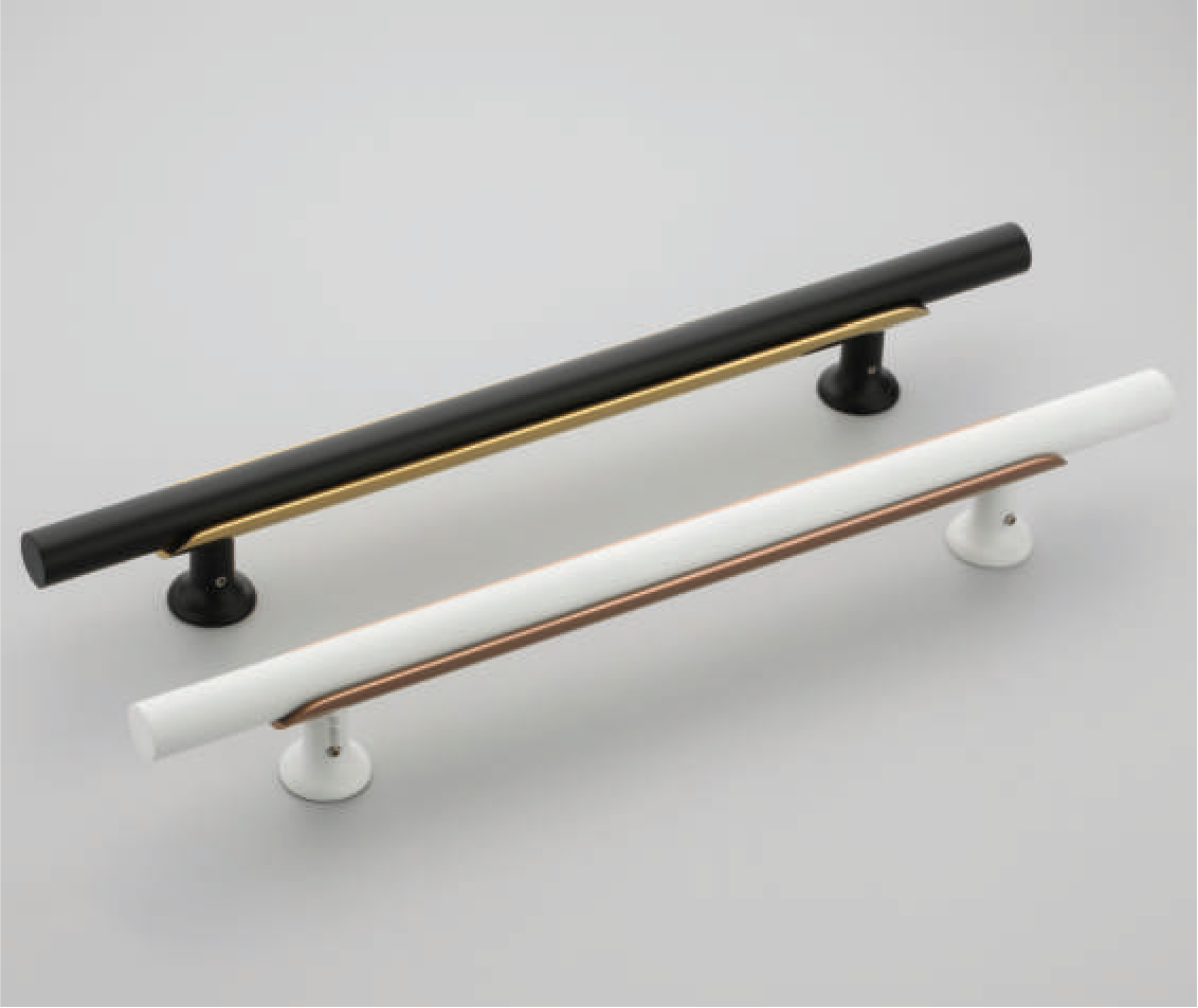 F-277 Modern Dual Tone Cabinet Pull Handle