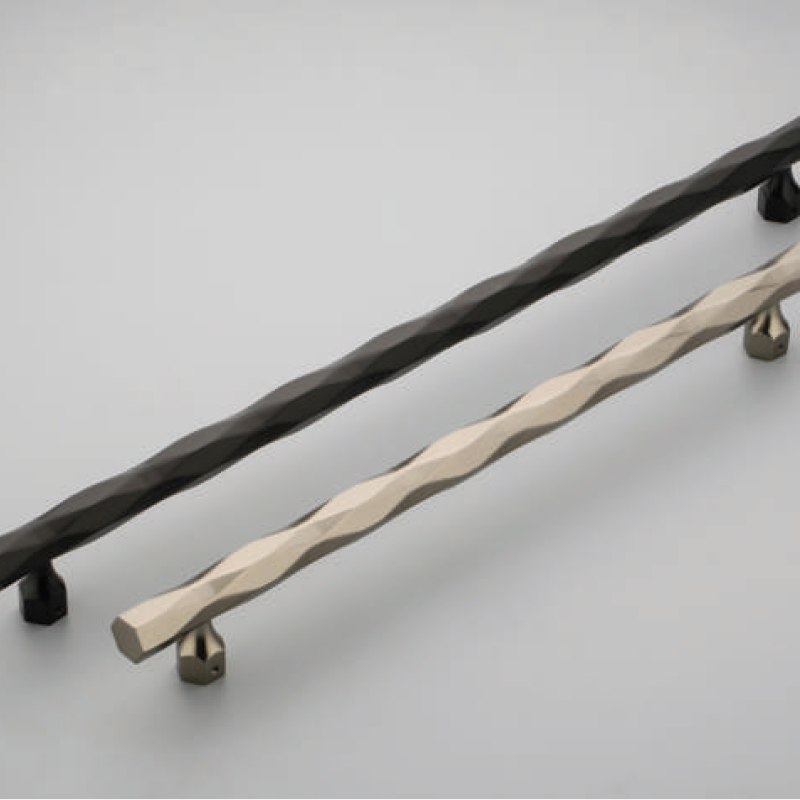 F-1210 Twisted Aluminum Cabinet Handle