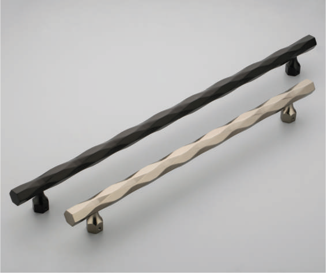 F-1210 Twisted Aluminum Cabinet Handle