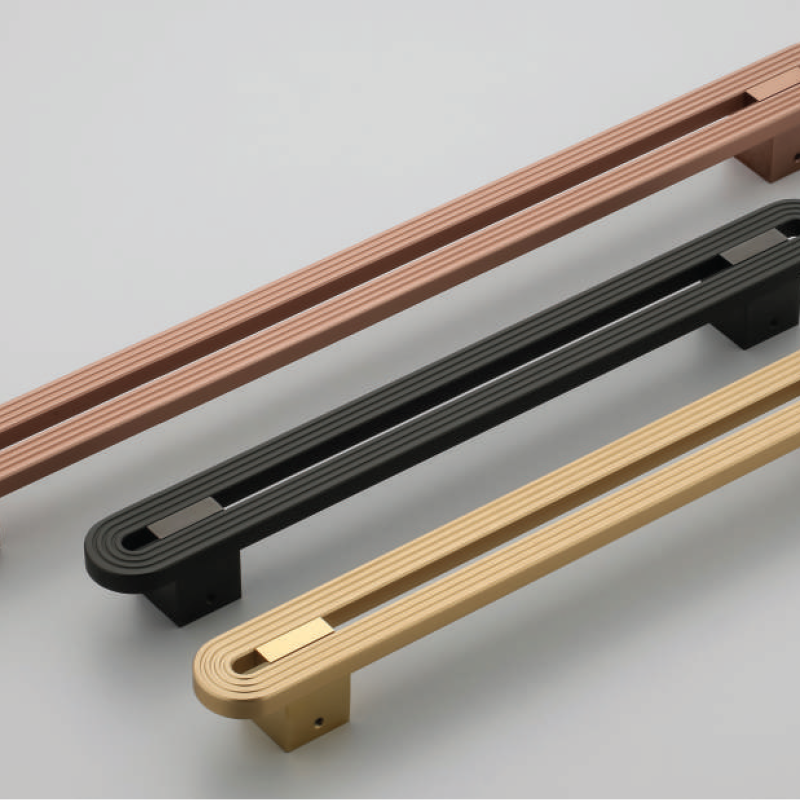 F-1226 Ribbed Aluminum Cabinet Handle