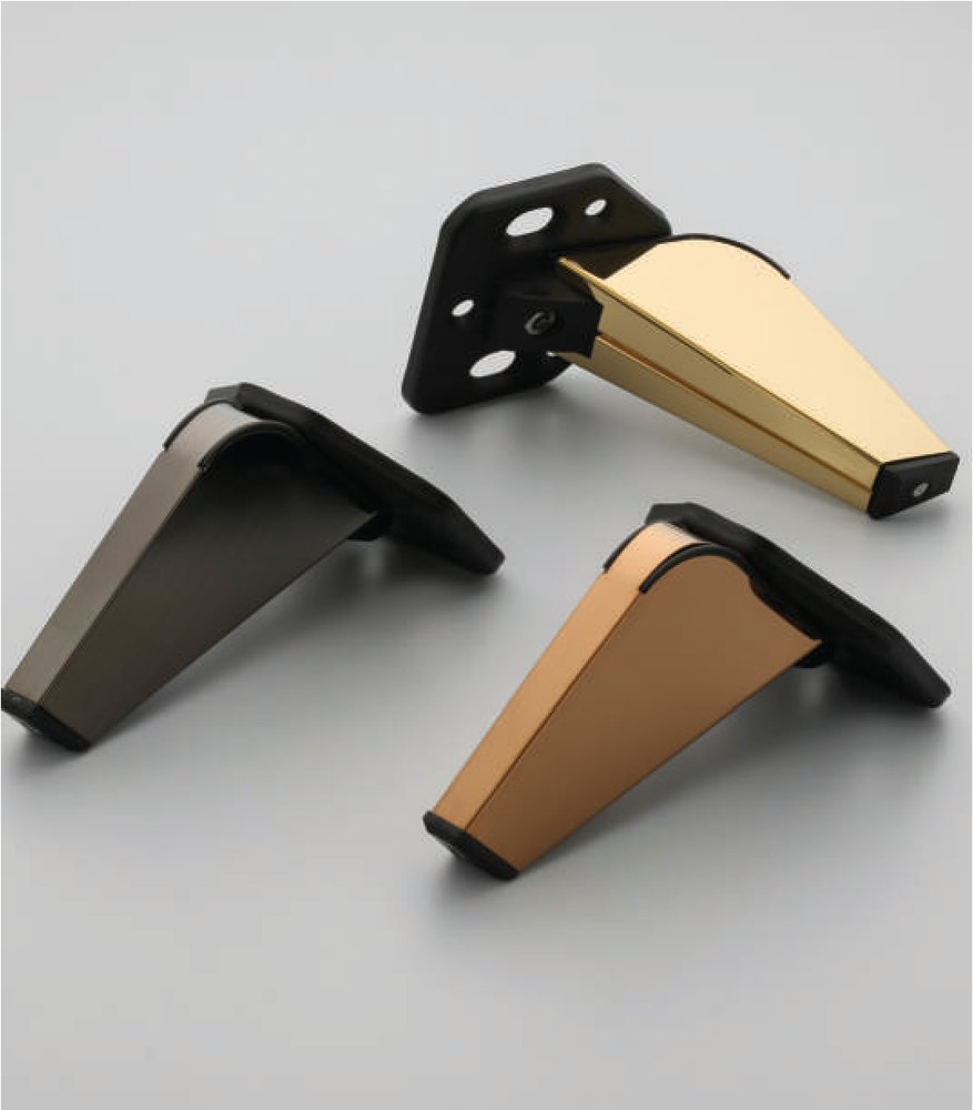 Steel + Plastic Furniture Leg - F-1924