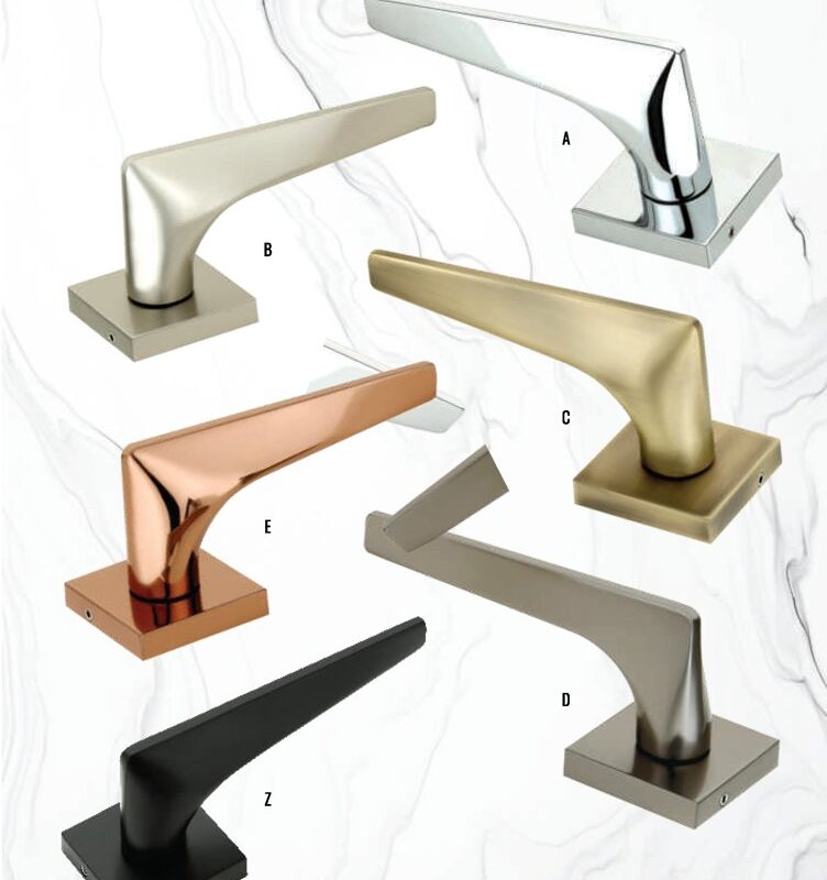 Premium Zinc Lever Door Handle - M-1012