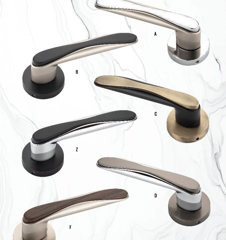 Premium Zinc Dual-Tone Door Handle - M-1027